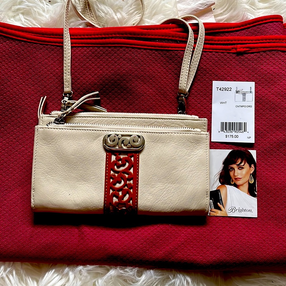 Brighton creme carry wallet
